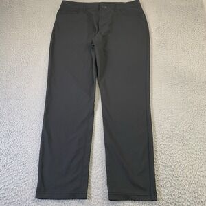 Public Rec Chino Pants Mens 36x32 Black Performance Stretch Golf Casual Straight